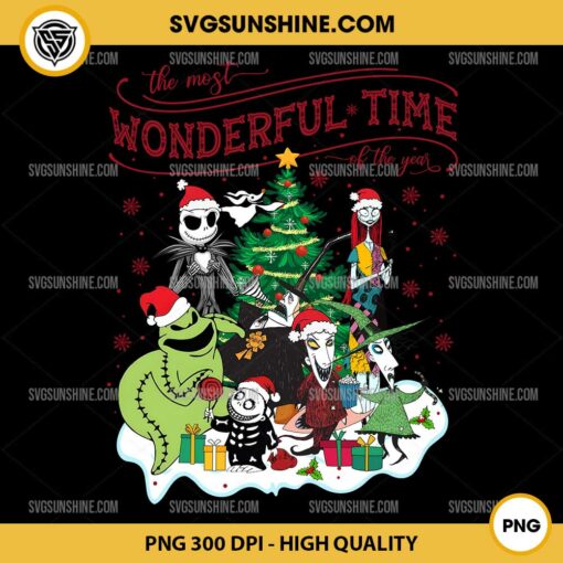 Nightmare Before Christmas The Most Wonderful Time of the Year PNG