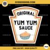 Original Yum Yum Sauce PNG, Group Condiments PNG File Designs For Shirts