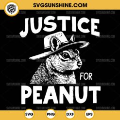 Peanut Squirrel SVG, Justice For Peanut SVG