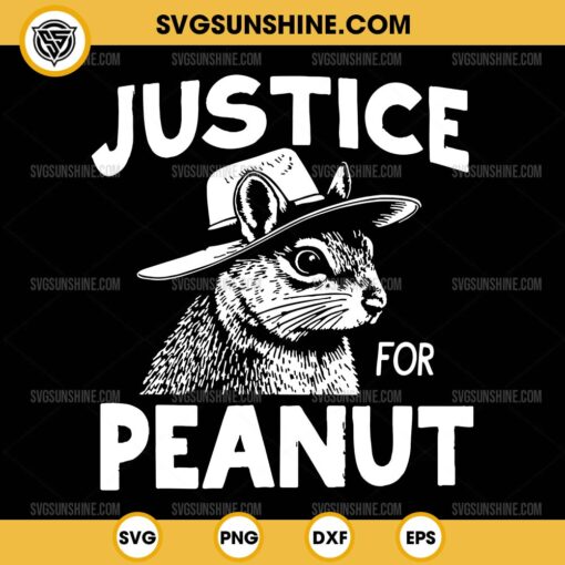 Peanut Squirrel SVG, Justice For Peanut SVG