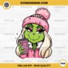 Pink Grinch Girl Christmas PNG, Boujee Grinch Girl PNG