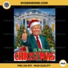 President Trump I'll Be Home For Christmas PNG