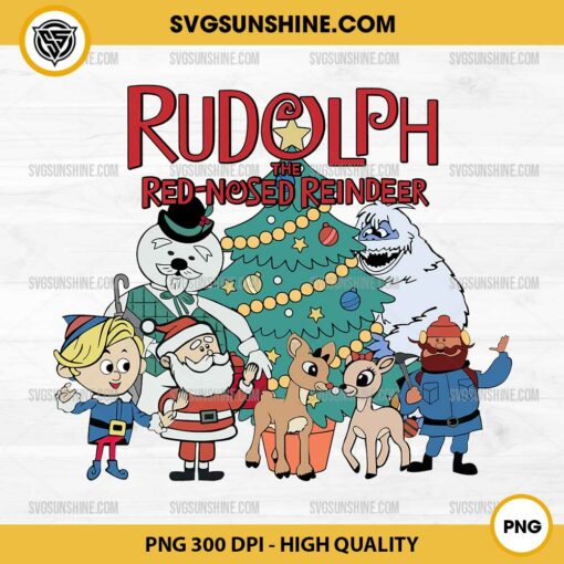 Rudolph The Red Nosed Reindeer PNG, Christmas Movie PNG, Funny Xmas PNG