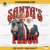 Santa's Favorite Felon PNG, Santa Claus Trump PNG, Christmas Trump 2024 PNG