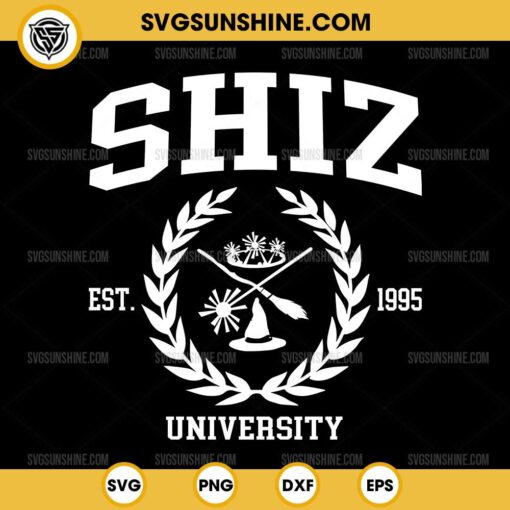 Shiz University Est 1995 SVG, Wicked SVG