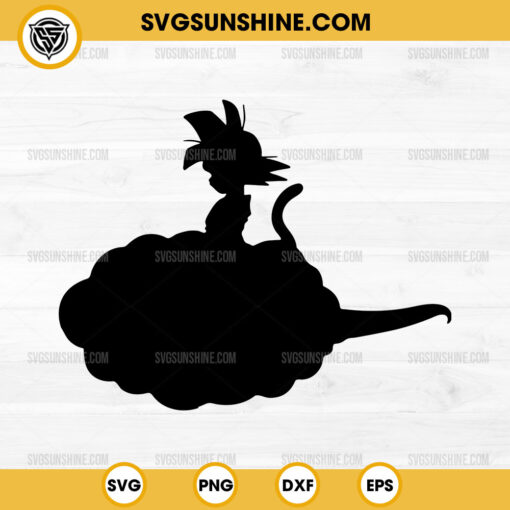 Son Goku SVG, Dragon Ball Z SVG, Cricut Silhouette