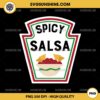 Spicy Salsa PNG, Group Condiments Halloween Costume PNG File