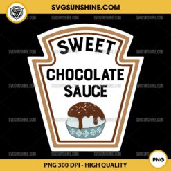 Sweet Chocolate Sauce PNG, Group Condiments Halloween Costume PNG File