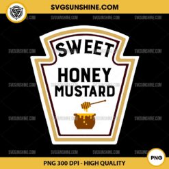 Sweet Honey Mustard PNG, Group Condiments Halloween Costume PNG File