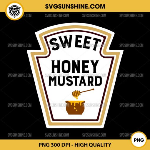 Sweet Honey Mustard PNG, Group Condiments Halloween Costume PNG File