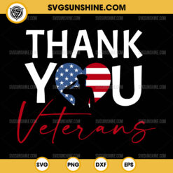 Thank you Veterans SVG, Proud Veteran SVG, Veterans Day SVG