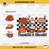 Thankful And Blessed PNG, Thanksgiving With Sleeve PNG File