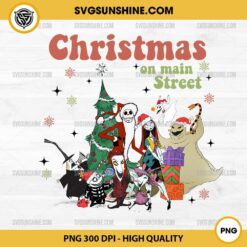 The Nightmare Before Christmas PNG, Christmas On Main Street PNG