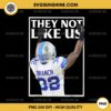 They Not Like Us Brian Branch Middle Finger PNG