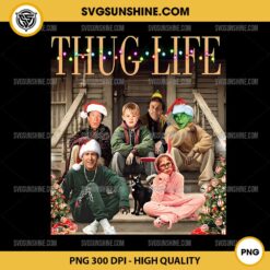 Thug Life Christmas PNG, Funny Christmas Movies Characters PNG