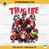 Thug Life Merry Christmas PNG, Christmas Characters Thug Life PNG File