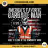 Trump America's Favorite Garbage Man PNG, Trump Trash PNG, Garbage For Trump 2024 PNG