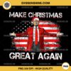 Trump Make Christmas Great Again PNG, Santa Claus Trump Christmas PNG