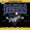 Vintage Los Angeles Dodgers SVG, Dodgers 1883 SVG, Dodgers Baseball SVG