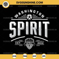 Washington Spirit Est 2012 SVG, Washington Spirit Soccer SVG