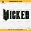 Wicked Movie Logo PNG, Wicked Vector Clipart