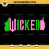 Wicked SVG, Elphaba And Glinda SVG PNG File