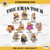 Winnie the Pooh The Eras Tour PNG, Disney Pooh Taylor Swift Albums PNG