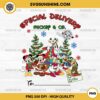 Personalized Mickey And Friends Christmas PNG, Special Delivery Mickey And Co PNG