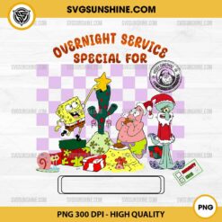 Special Delivery SpongeBob SquarePants Christmas PNG, Add Kids Name PNG