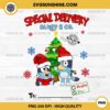 Bluey Special Delivery Christmas PNG, Christmas Gift for kids PNG, Add Kids Name PNG