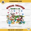 CUSTOM Disney Christmas Gift PNG, Special Delivery Mickey & Co Christmas PNG