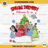 CUSTOM Disney Princess Christmas PNG File, Special Delivery Christmas PNG