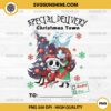 Special Delivery Christmas Town PNG, Custom Jack And Sally Christmas PNG, Personalized Horror Christmas PNG