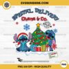 Stitch Christmas Special Delivery Ohana & Co PNG, Stitch Christmas PNG, Add Kids Name PNG