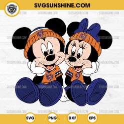 Mickey Minnie Mouse Chicago Bears Football SVG PNG