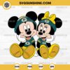 Mickey Minnie Mouse Green Bay Packers Football SVG PNG