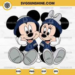 Mickey Minnie Mouse Indianapolis Colts Football SVG PNG