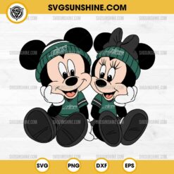 Mickey Minnie Mouse New York Jets Football SVG PNG