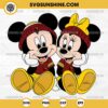 Mickey Minnie Mouse Arizona Cardinals Football SVG PNG