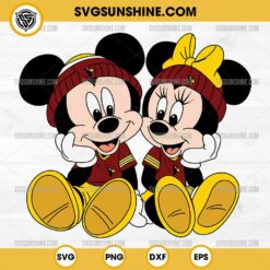 Mickey Minnie Mouse Arizona Cardinals Football SVG PNG