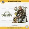 Hunting Camo Trump Twisted Tea PNG, Hunting Trump With Dog Duck Waterfowl PNG