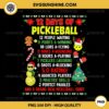 12 Days Of Pickleball Christmas PNG, Christmas Pickleball PNG