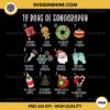 12 Days of Sonography Christmas PNG, Ultrasound Tech Nurse Christmas PNG, Sonographer Christmas PNG