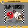 2024 Championship Football Georgia Bulldogs And Texas Longhorns SVG