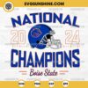 2024 College Football Playoff National Championship Boise State Broncos SVG