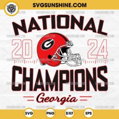 2024 College Football Playoff National Championship Georgia Bulldogs SVG