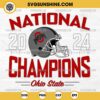 2024 College Football Playoff National Championship Ohio State Buckeyes SVG