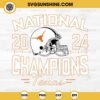 2024 College Football Playoff National Championship Texas Longhorns SVG