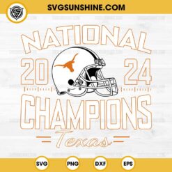 2024 College Football Playoff National Championship Texas Longhorns SVG