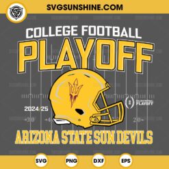 Arizona State Sun Devils College Football Playoff 2024-25 SVG, Arizona State Sun Devils football SVG